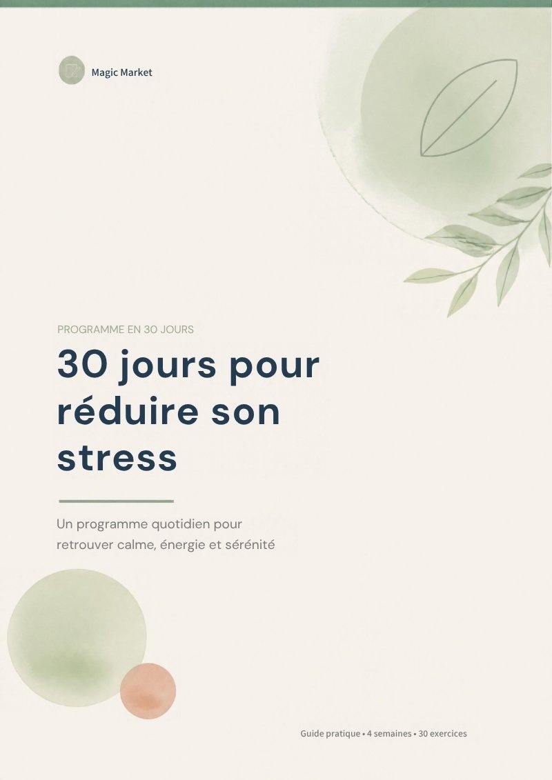 30 Jours pour Réduire Son Stress