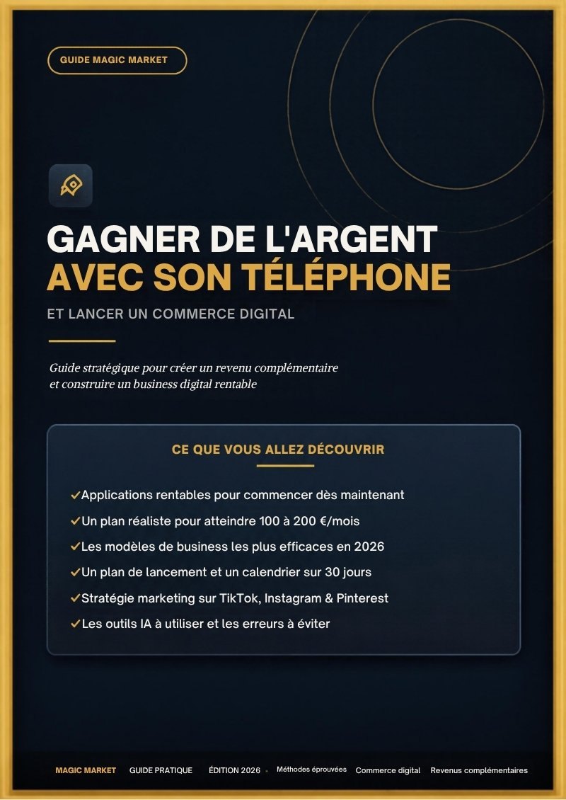 Gagner de l'Argent avec son Téléphone