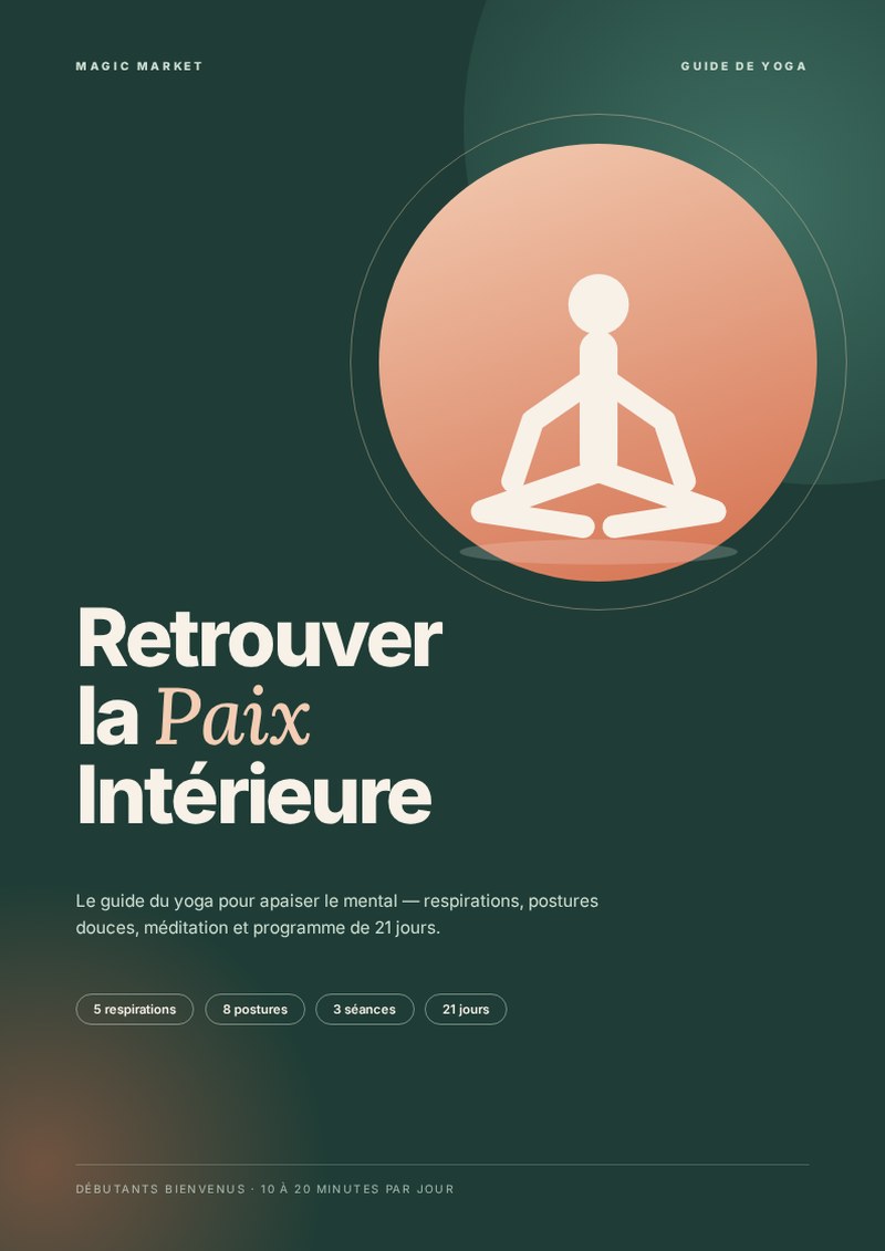 Retrouver la Paix Intérieure